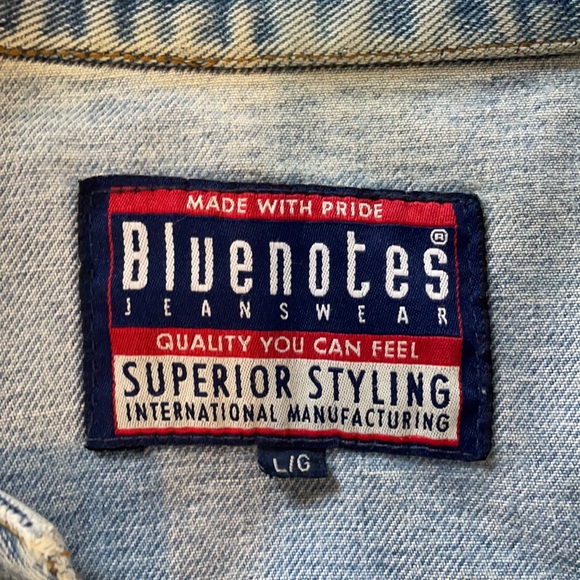 Bluenotes Jean Jacket L//G Denim - Picture 2 of 6